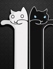 картинка Две стороны одного кота - , для мобильного телефона