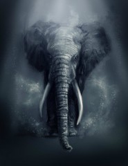   elephant - ,   