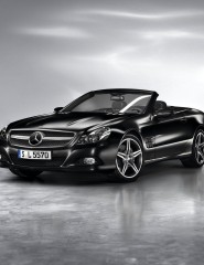 картинка Черный Mercedes - , для мобильного телефона