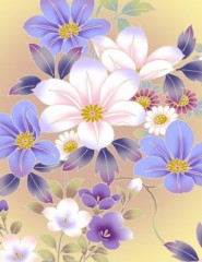 картинка Нарисованные цветы - , для мобильного телефона
