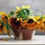 подсолнухи в вазе, sunflowers на телефон
