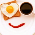 картинка для сотового телефона "позитивный завтрак"