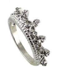  , silver diamond ring - ,   