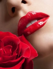 , red lips - ,   