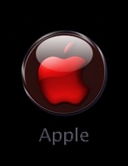 картинка Красное яблоко(лого) - , для мобильного телефона