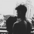 пара, поцелуй на балконе