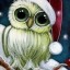 Christmas Owl, сова на телефон