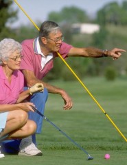 картинка Старые люди в гольф - , для мобильного телефона
